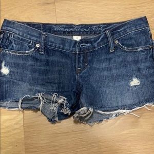 Abercrombie and Fitch low waisted ripped jeans